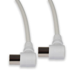 AV:Link Câble coaxial fiches à angle droit 2,0 m