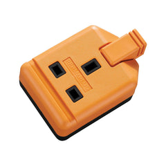 Masterplug 1 Gang 13A HD-Netzsteckdose, Orange (ELS13O)