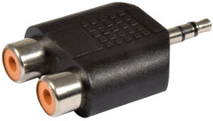 qtx-Adapter 3,5-mm-Stereo-Klinkenstecker – 2 Cinch-Buchsen