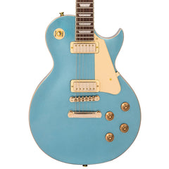 Vintage V100 Electric Guitar Mini Hb - Gun Hill Blue