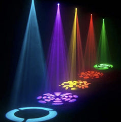 2x Thor LED Moving Head 60W Disco DJ Effect Light Gobo RGB inc Case