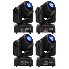 4x Eliminator Stinger Spot Moving Head 30W DJ-Beleuchtungspaket