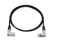 Omnitronic XLR-Kabel 3Pin 1,5M 90? Bk