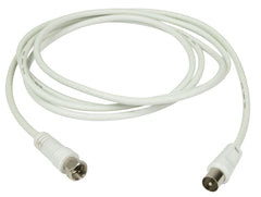 AV:Link Coaxial F-type plug to Coax plug lead 2.0m