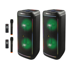 Intimidation BEELINE BL215 2000W Twin 15" PA Speaker Bluetooth Battery