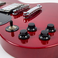 Vintage Vs6 L/hand Guitar- Cherry Red