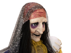 EUROPALMS Halloween Figur Wahrsagerin, animiert 50cm