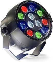 4x Stagg SLT-ECOPAR XS-3 12 x 1W RGBW LED Par Can Uplighter DJ Disco Party Light