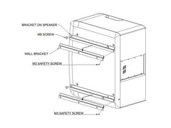 FBT Archon AC-W 208 Wall Mount for Archon 208S, Vertical