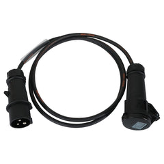 Mennekes 2m 1.5mm 16A Male - 16A Female Cable, Mennekes
