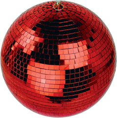 Fxlab Red Coloured Mirror Ball Mirrorball 30cm 300mm *B-STOCK*