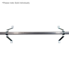 eLumen8 Pipe To Wall Bracket, 300mm Zinc