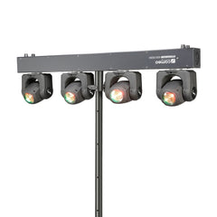 Système d'éclairage Cameo HYDRABEAM 4000 RGBW avec 4 têtes mobiles Quad LED