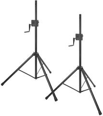 2x Omnitronic STS-1 Lautsprecherständer mit Winde und Winde