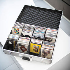 Citronic Aluminium CD Flight Case to hold 120 CD's DJ Storage *B Stock*
