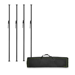 Gravity LS VP SET 1 Vari-PoleA Jeu de 4 perches de serrage dans un sac de transport