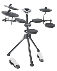 NUX DM-1 Digitales Schlagzeug-Set, kompaktes elektrisches Schlagzeug-Set für Studio-Band-Proben