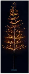 1,5 m lange LED-Weihnachts-Mikrobaumdekoration mit warmweißer Beleuchtung