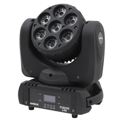4x Equinox Fusion 140 Moving Head Wash 7 x 18W RGBWAUV