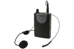 QTX Nackenbügelmikrofon + Gürteltasche für QRPA und QXPA (174,1 MHz)