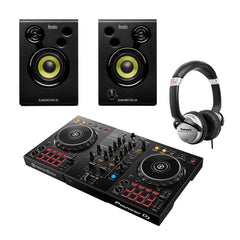 Pioneer DDJ400 Smart DJ-Controller mit Monitor und Kopfhörer-Bundle