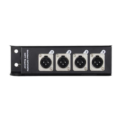 Adaptateur multicœur LEDJ EtherCON vers DMX, fiches XLR mâles à 3 broches
