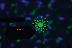 QTX Tetra LED Moonflower + Ripple + Strobe/UV + Lasereffekt