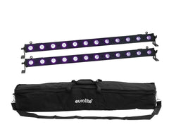 Eurolite Set 2X Led Bar-12 Uv Bar + Soft-Bag