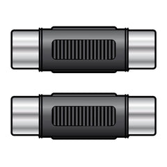 2x QTX Coupler RCA Socket – RCA Socket Phono Joiner