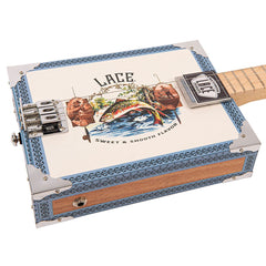 Lace Electric Cigar Box Guitar - Gone Fishin' - 3 String
