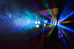 QTX Recharge DJ : Derby LED &amp; PAR Bar avec Trépied
