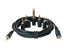 Extension pour casque Omnitronic 3M avec jeu d'adaptateurs