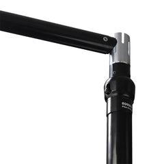 Equinox Pipe &amp; Drape Komplettsystem in Schwarz (lang)