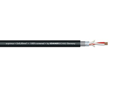 Sommer Cable Microphone Cable 2X0.50 100M Bk Sc-Primus Frnc