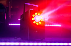 QTX MoonCloud: Compact 400W LED Fog Machine with RGB Moonflower Effect
