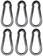 Citronic Carabiners - Pack of 6, Steel Couplers