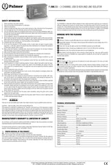 Palmer LI 04 USB 2-Kanal-USB-DI-Box und Leitungsisolator