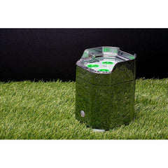 ADJ Element Hex IP Chrome Wireless Battery Uplighter Outdoor Use
