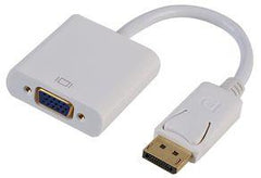 Pro Signal DisplayPort Plug to SVGA Socket Adaptor Laptop Convertor for Screen Display