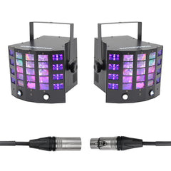 2 x Equinox Goboceptor Derby LED Effect Light