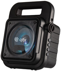 QTX Effect Tragbares Bluetooth-Partylautsprecher-Soundsystem mit Mikrofon