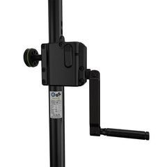 Gravity SP 5322 B Wind-up Winch Speaker Stand with automatic lock pin mechanism