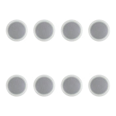 8x Bosch 6" 100V Ceiling Speaker (White)