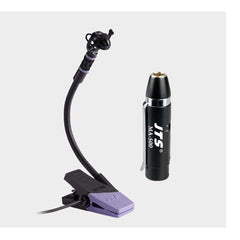JTS CX-508 Instrument Clip On Microphone for Brass Woodwind Trumpet Sax inc MA-500