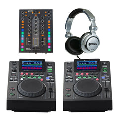 2x Gemini MDJ-500 + PMX-10 Mixer-Paket