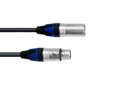 Psso DMX-Kabel XLR Col 3Pin 5M Bk Neutrik