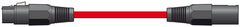 Chord Câble XLR 3 broches équilibré professionnel de haute qualité de 1,5 m (rouge)