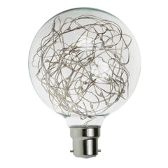 Prolite 1.7W LED G95 BC Poly Star Polycarbonate Lamp, Warm White
