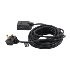 Rallonge secteur Masterplug 1 groupe 5 m 13 A HD, noir (EXS1315B)