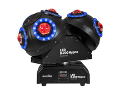 Eurolite LED B-200 Hypno Double Ball Beam Effect LED RGBW Colour Mixing